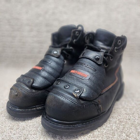Harley Davidson Super Guard Steel Toe Boots Mens Size 8.5 Durable Waterproof main image 6